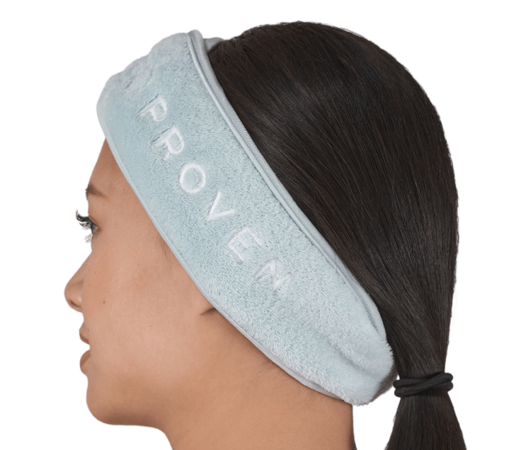 Microfiber Spa Headband and Satin Pouch